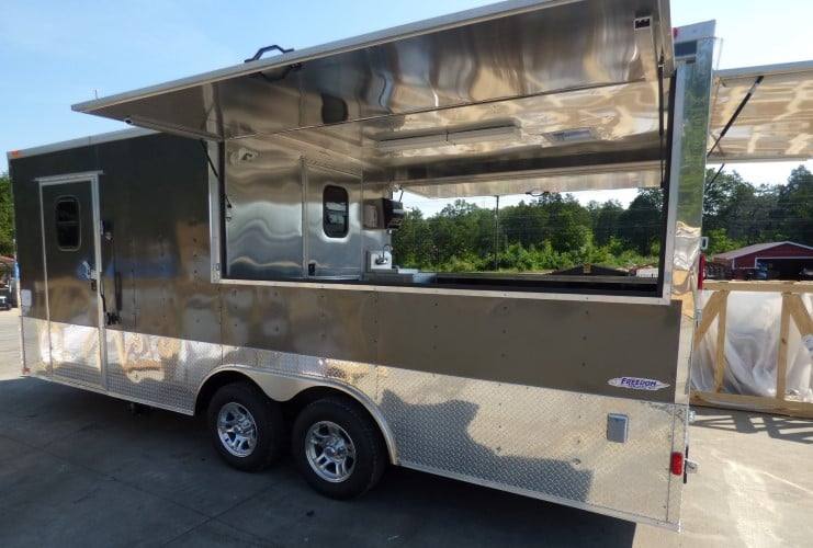 423-8.5-x-20-concession-trailer-charcoal-gray-bbq-food-event-catering-32.jpg 8.5' x 20' Concession Trailer Charcoal Gray BBQ Food Event Catering