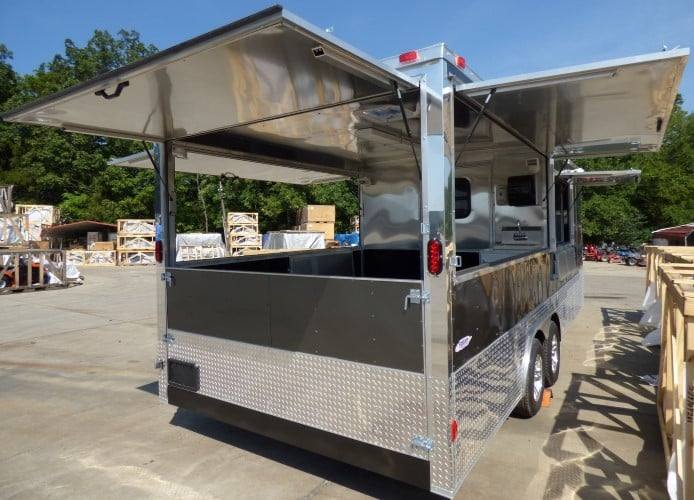 423-8.5-x-20-concession-trailer-charcoal-gray-bbq-food-event-catering-33.jpg 8.5' x 20' Concession Trailer Charcoal Gray BBQ Food Event Catering