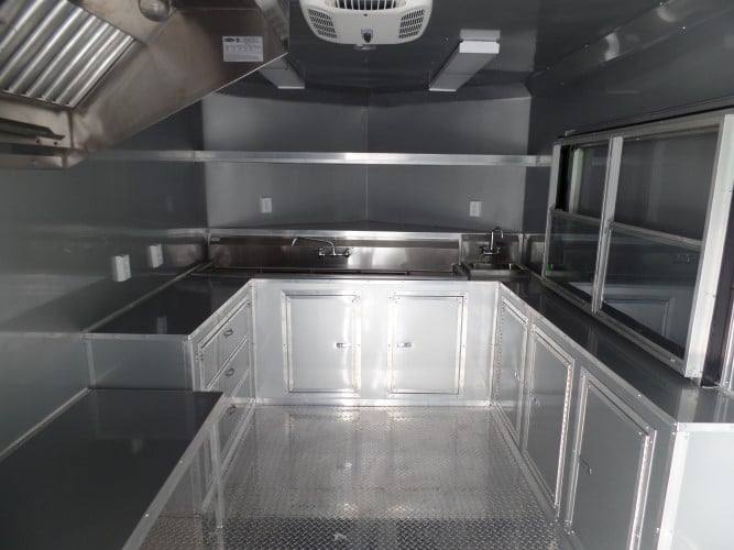 8.5' x 20' Concession Trailer Red BBQ Food Event Catering