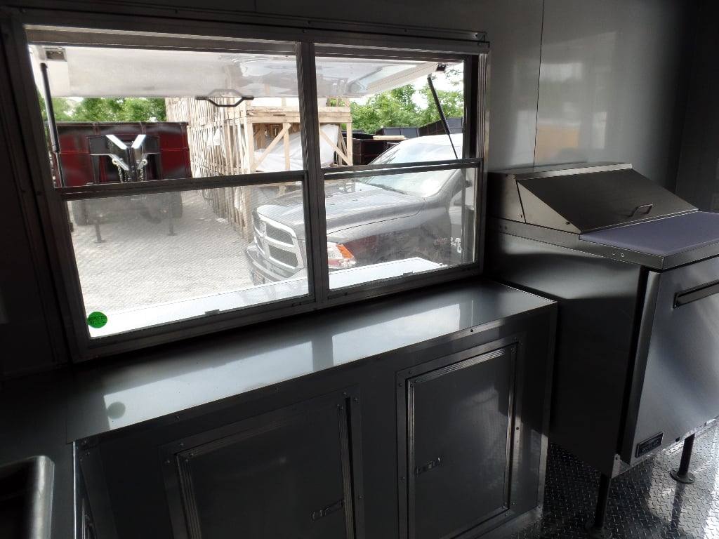 426-8.5-x-20-concession-trailer-red-bbq-food-event-catering-13.jpg 8.5' x 20' Concession Trailer Red BBQ Food Event Catering