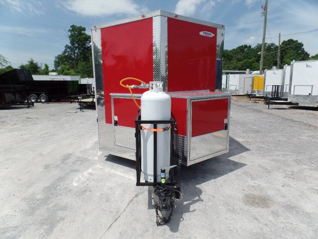 426-8.5-x-20-concession-trailer-red-bbq-food-event-catering-17.jpg 8.5' x 20' Concession Trailer Red BBQ Food Event Catering