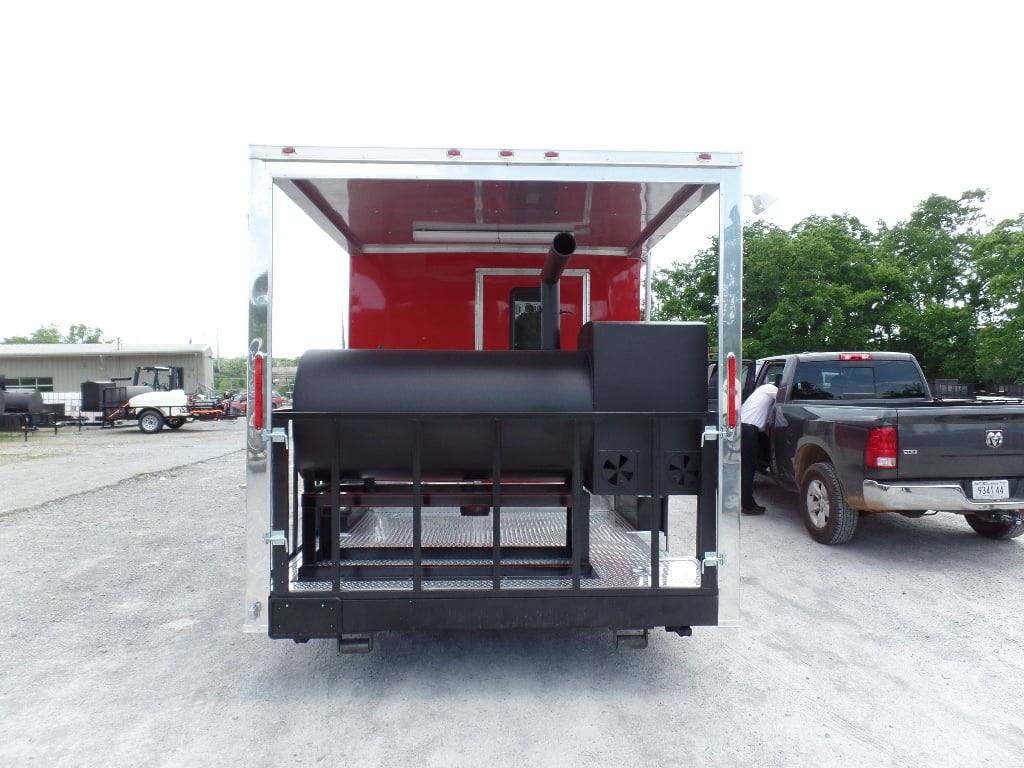 426-8.5-x-20-concession-trailer-red-bbq-food-event-catering-21.jpg 8.5' x 20' Concession Trailer Red BBQ Food Event Catering