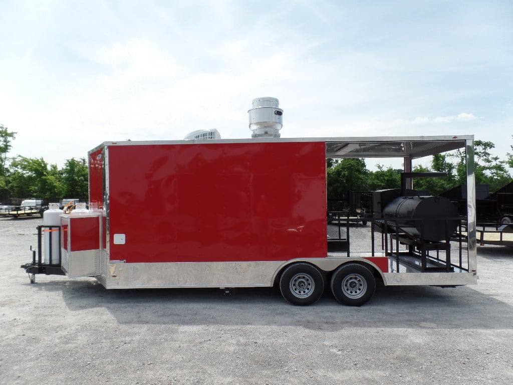 426-8.5-x-20-concession-trailer-red-bbq-food-event-catering-24.jpg 8.5' x 20' Concession Trailer Red BBQ Food Event Catering