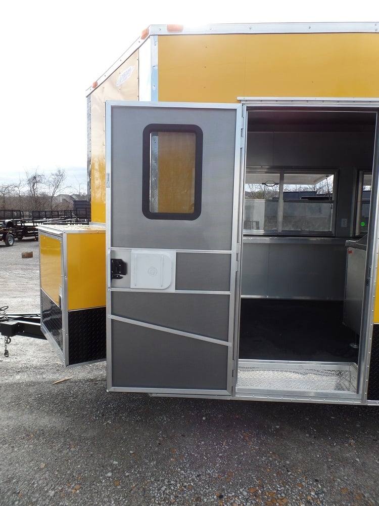 428-8.5-x-20-concession-trailer-yellow-food-event-catering-24.jpg 8.5' x 20' Concession Trailer Yellow Food Event Catering