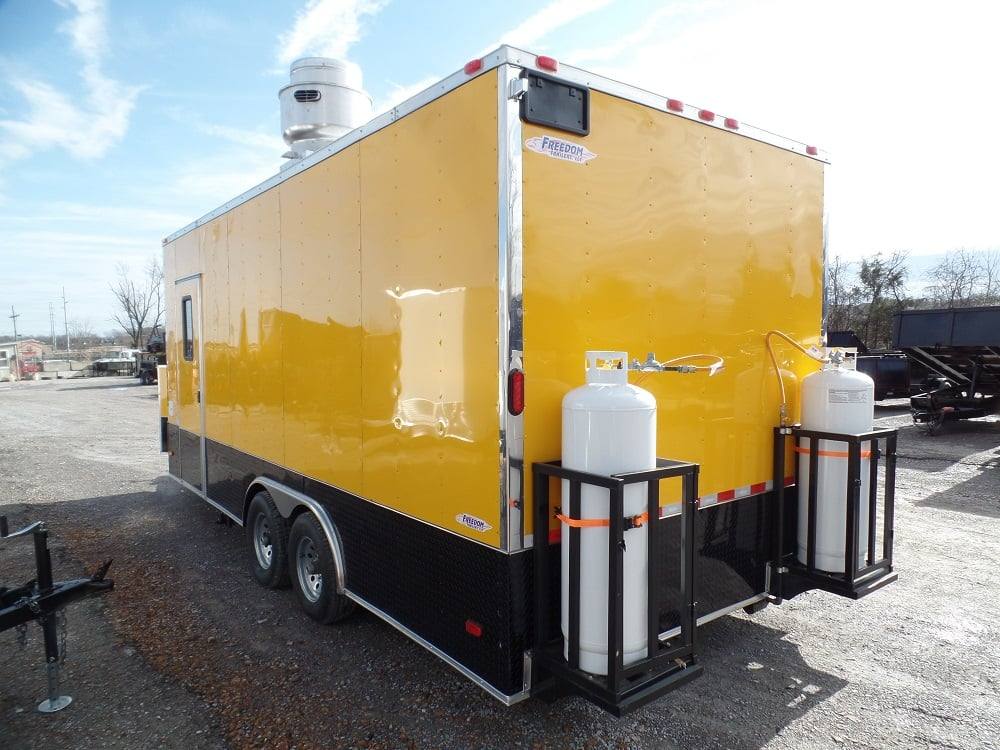 428-8.5-x-20-concession-trailer-yellow-food-event-catering-5.jpg 8.5' x 20' Concession Trailer Yellow Food Event Catering