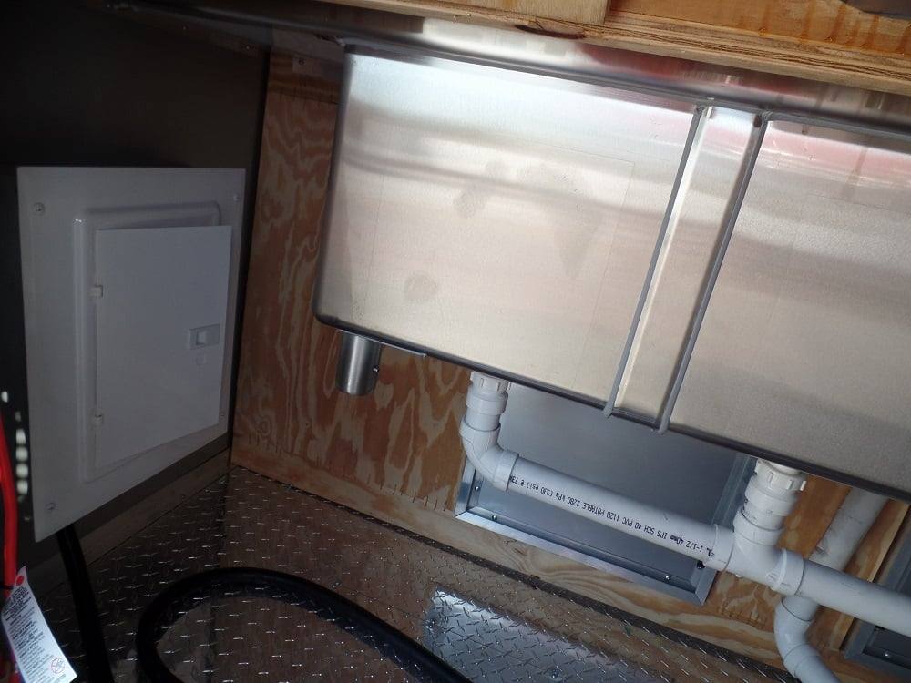 8.5' x 20' Concession White BBQ Food Event Catering