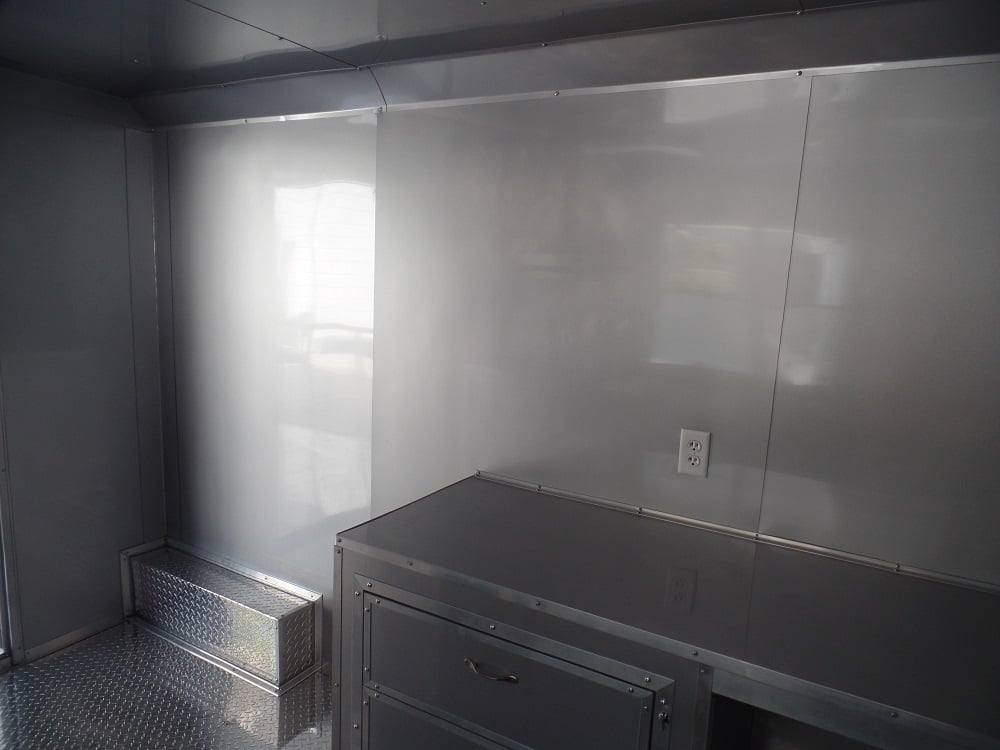 8.5' x 20' Concession White BBQ Food Event Catering