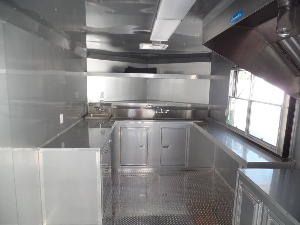 8.5' x 20' Concession White BBQ Food Event Catering