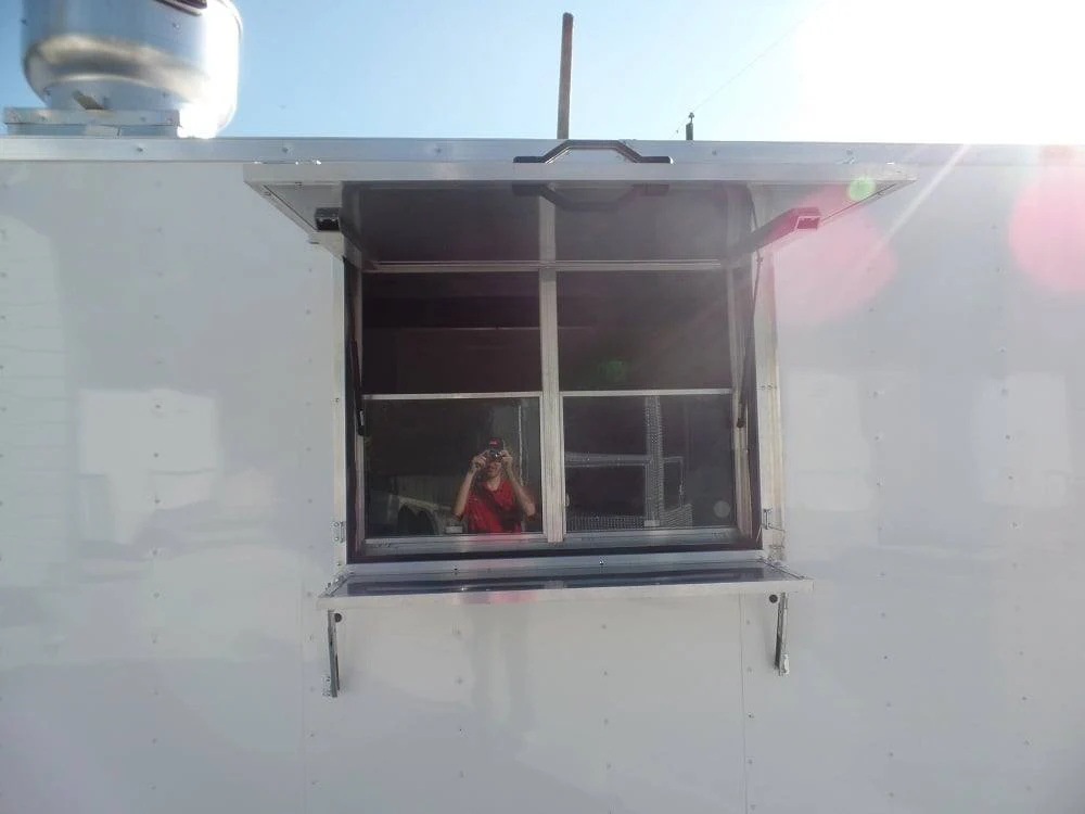 8.5' x 20' Concession White BBQ Food Event Catering