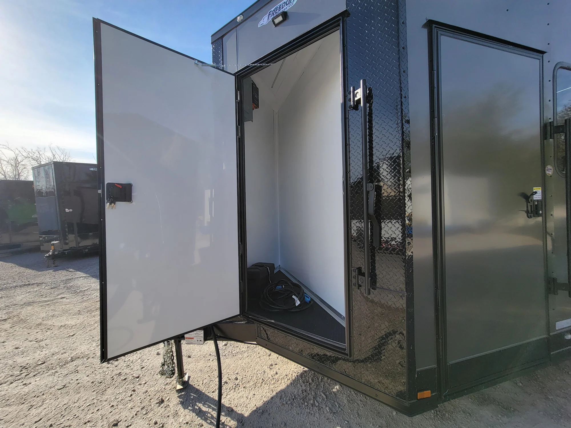 432-8.5-x-20-custom-enclosed-trailer-charcoal-with-blackout-office-and-mobile-command-12.webp 8.5' X 20' Custom Enclosed Trailer Charcoal With Blackout Office and Mobile Command