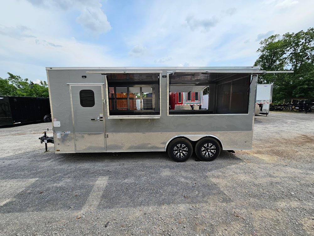 435-8.5-x-20-dove-gray-custom-concession-pizza-trailer-12.jpg 8.5' X 20' Dove Gray Custom Concession Pizza Trailer