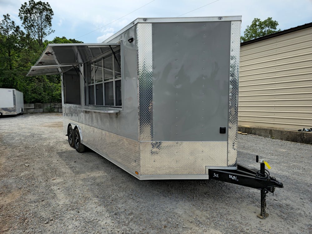 435-8.5-x-20-dove-gray-custom-concession-pizza-trailer-17.jpg 8.5' X 20' Dove Gray Custom Concession Pizza Trailer