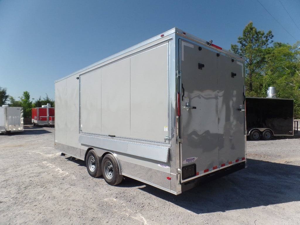 436-8.5-x-20-dove-grey-bbq-event-concession-food-trailer-15.jpg 8.5' x 20' Dove Grey BBQ Event Concession Food Trailer