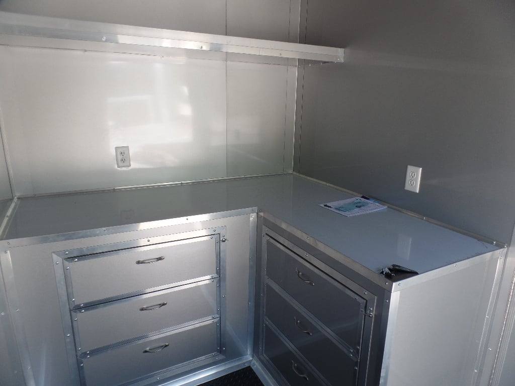 436-8.5-x-20-dove-grey-bbq-event-concession-food-trailer-6.jpg 8.5' x 20' Dove Grey BBQ Event Concession Food Trailer