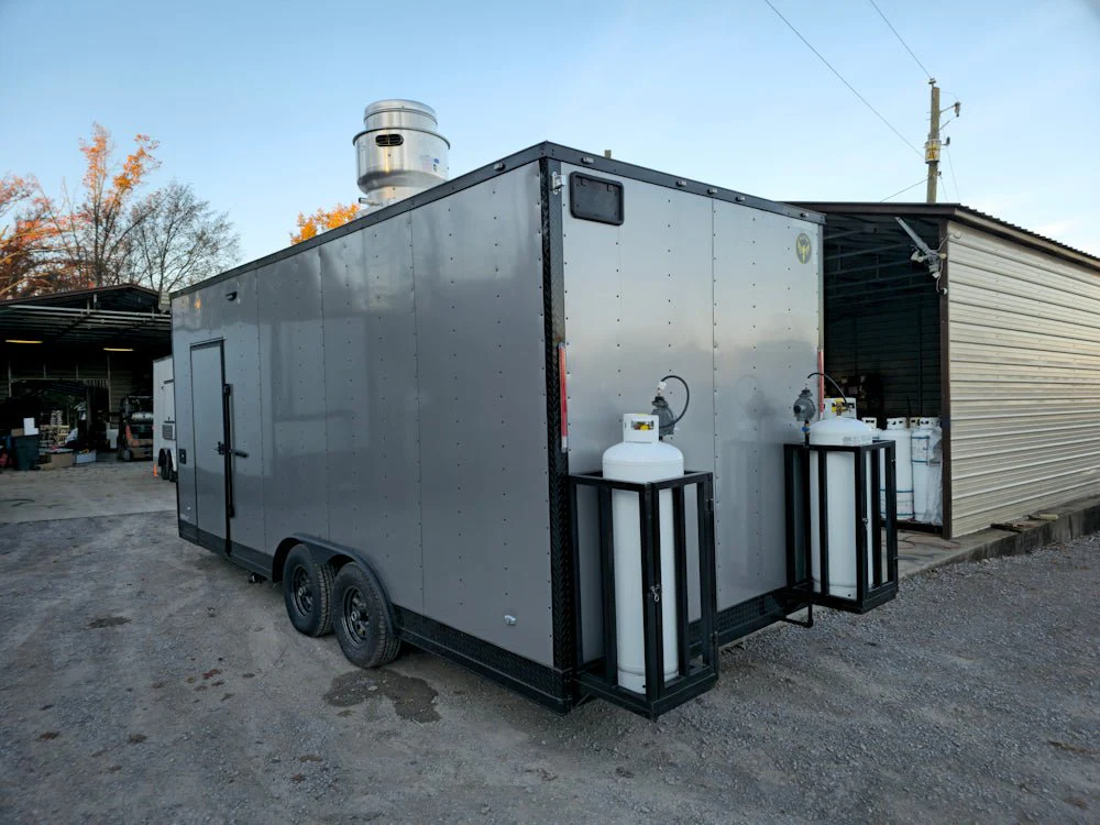 437-8.5-x-20-elite-equipped-silver-frost-concession-trailer-event-catering-10.webp 8.5' X 20' Elite Equipped Silver Frost Concession Trailer Event Catering