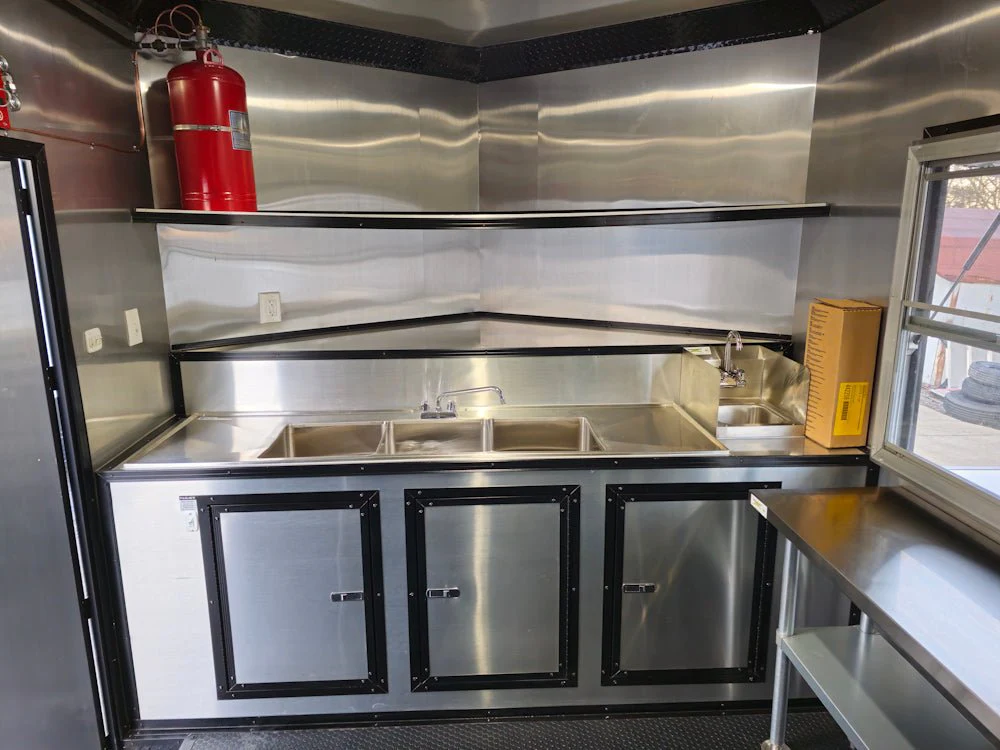 437-8.5-x-20-elite-equipped-silver-frost-concession-trailer-event-catering-16.webp 8.5' X 20' Elite Equipped Silver Frost Concession Trailer Event Catering