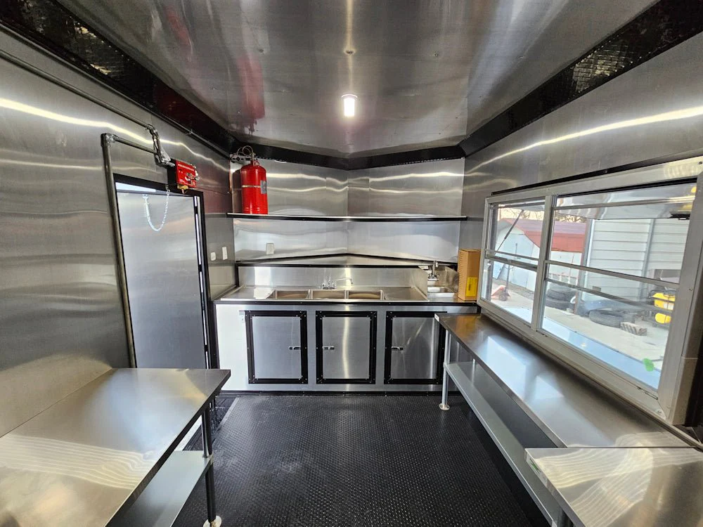437-8.5-x-20-elite-equipped-silver-frost-concession-trailer-event-catering-33.webp 8.5' X 20' Elite Equipped Silver Frost Concession Trailer Event Catering