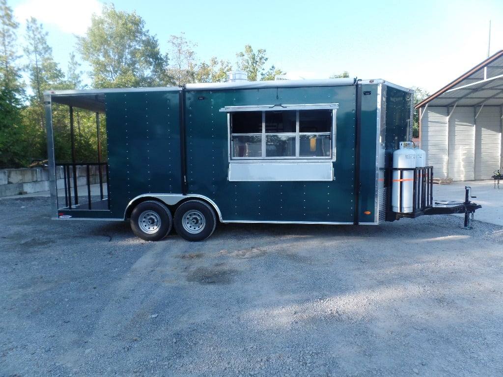 438-8.5-x-20-emerald-green-porch-style-concession-trailer-11.jpg 8.5' x 20' Emerald Green Porch Style Concession Trailer