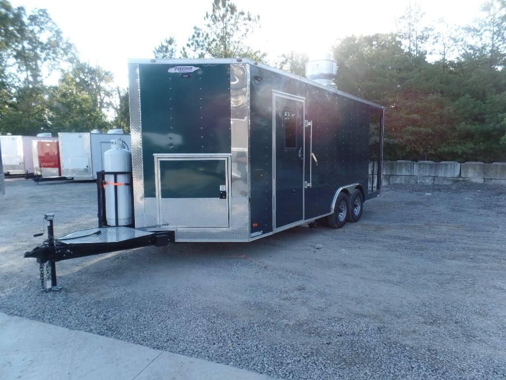438-8.5-x-20-emerald-green-porch-style-concession-trailer-15.jpg 8.5' x 20' Emerald Green Porch Style Concession Trailer