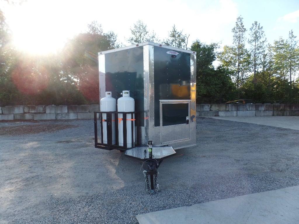 438-8.5-x-20-emerald-green-porch-style-concession-trailer-8.jpg 8.5' x 20' Emerald Green Porch Style Concession Trailer