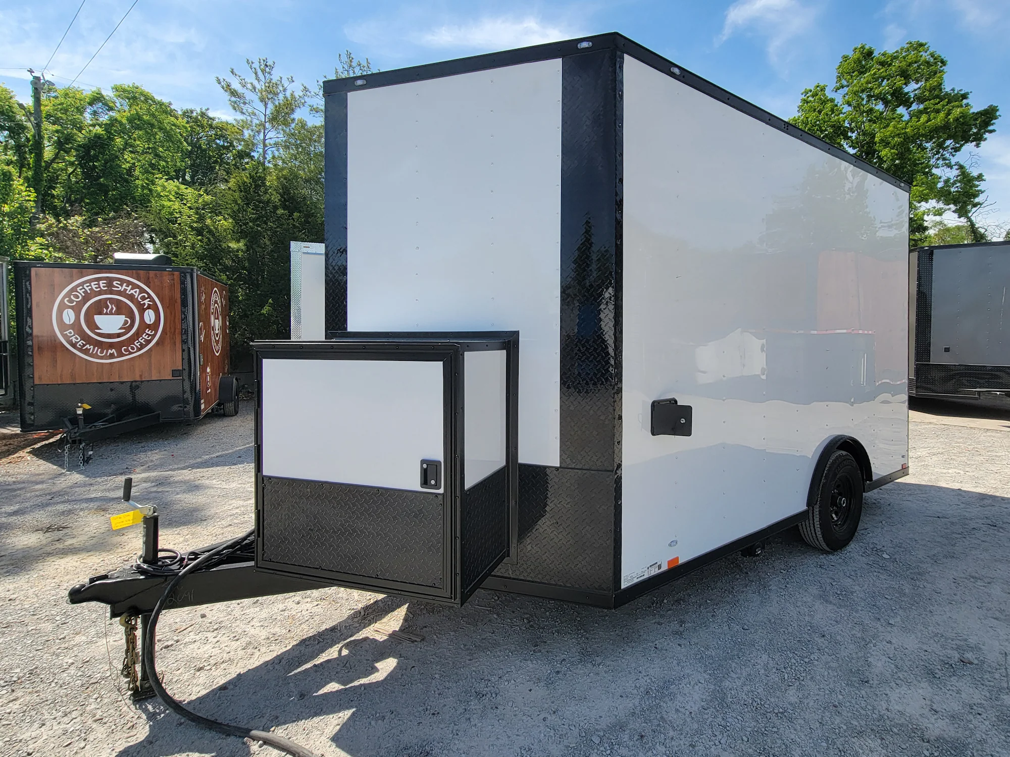 44-8.5-x-12-concession-trailer-white-with-blackout-trim-food-event-catering-9.webp 8.5' X 12' Concession Trailer White With Blackout Trim Food Event Catering