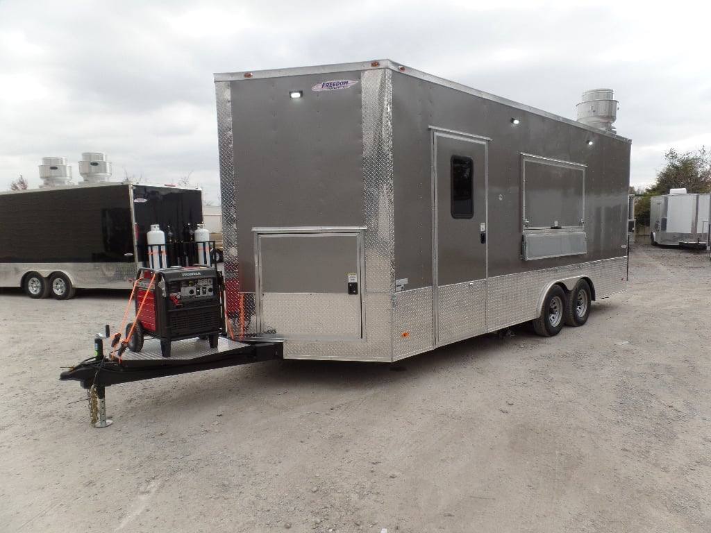 441-8.5-x-20-light-pewter-concession-food-trailer-with-appliances-12.jpg 8.5' x 20' Light Pewter Concession Food Trailer With Appliances