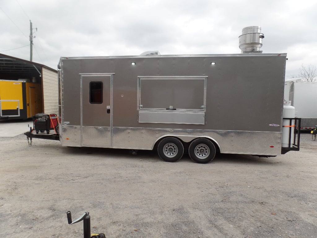 441-8.5-x-20-light-pewter-concession-food-trailer-with-appliances-18.jpg 8.5' x 20' Light Pewter Concession Food Trailer With Appliances