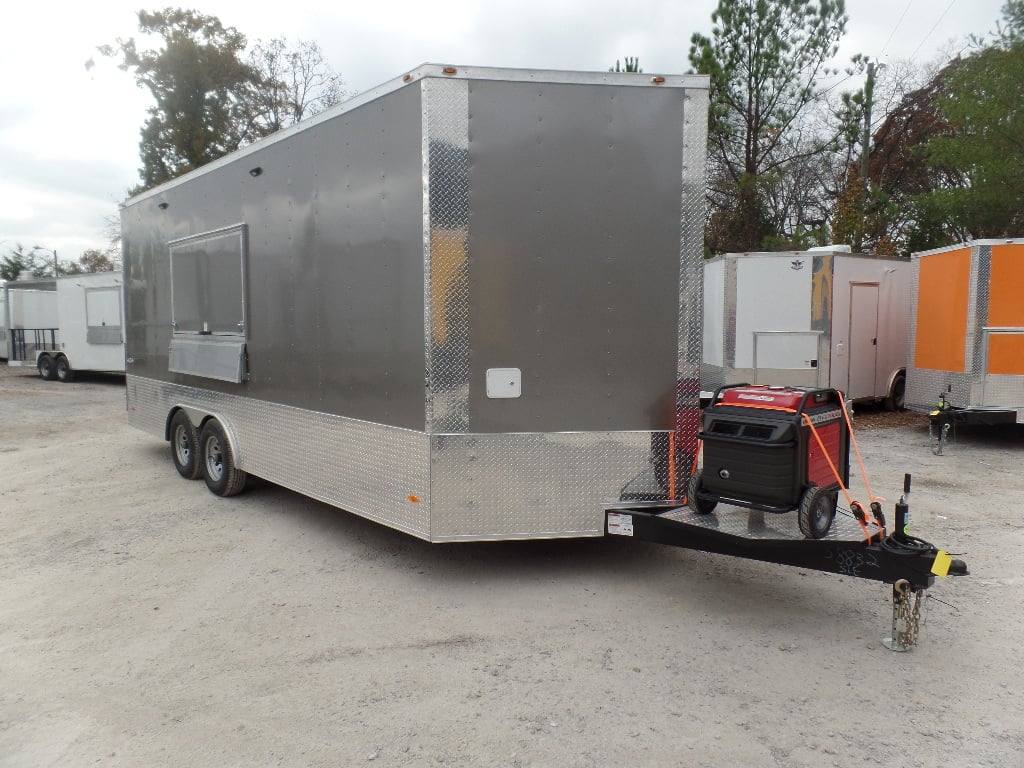 441-8.5-x-20-light-pewter-concession-food-trailer-with-appliances-19.jpg 8.5' x 20' Light Pewter Concession Food Trailer With Appliances