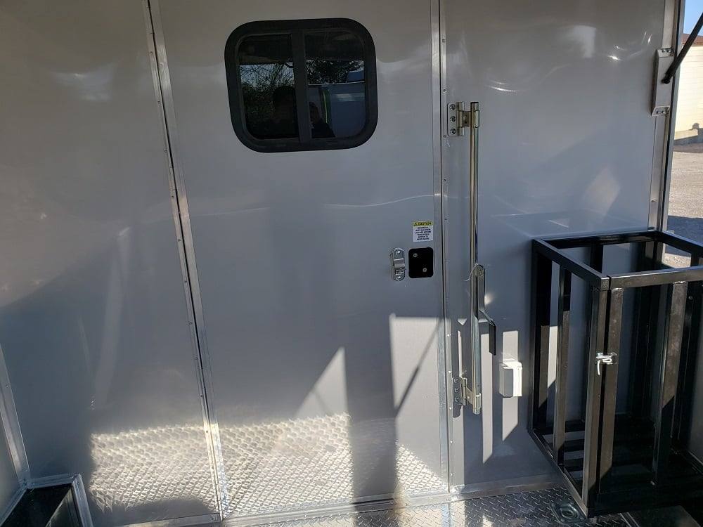 8.5' x 20' Light Pewter Porch Style Concession Food Trailer