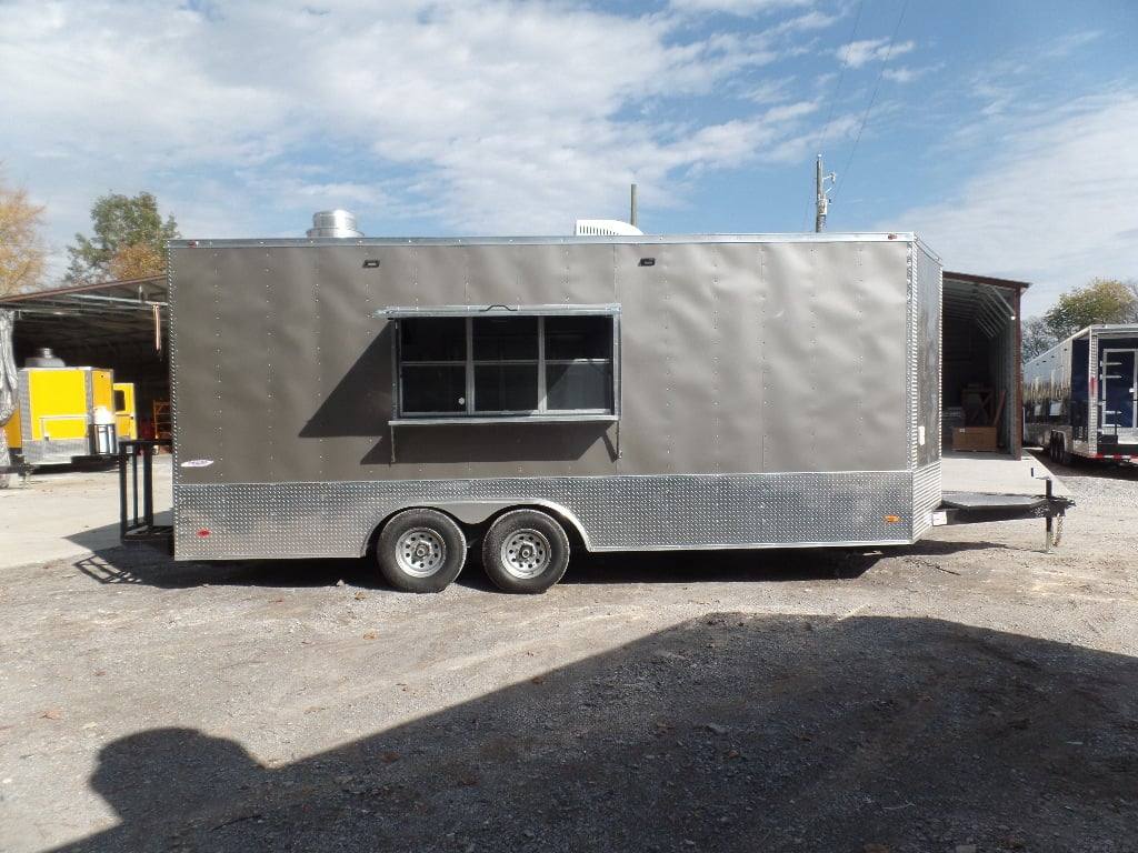 443-8.5-x-20-light-pewter-vending-concession-food-trailer-22.jpg 8.5' x 20' Light Pewter Vending Concession Food Trailer