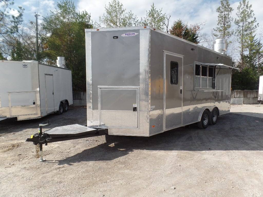 443-8.5-x-20-light-pewter-vending-concession-food-trailer-3.jpg 8.5' x 20' Light Pewter Vending Concession Food Trailer