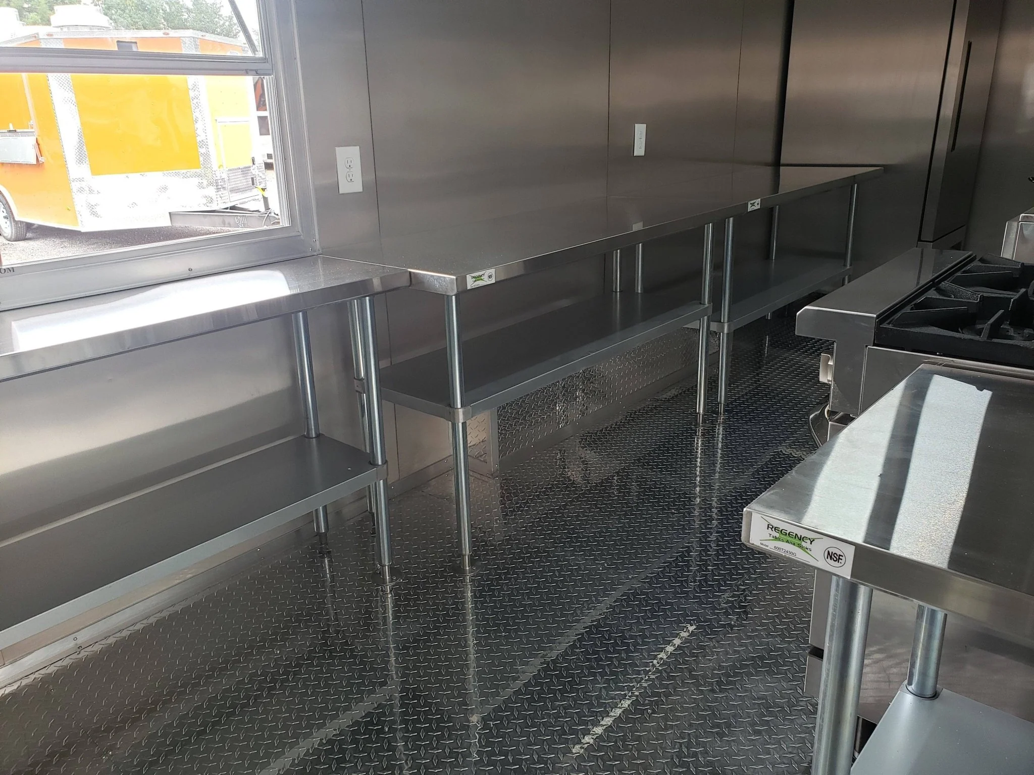 446-8.5-x-20-orange-and-black-food-catering-concession-trailer-with-appliances-20.webp 8.5' x 20' Orange And Black Food Catering Concession Trailer With Appliances