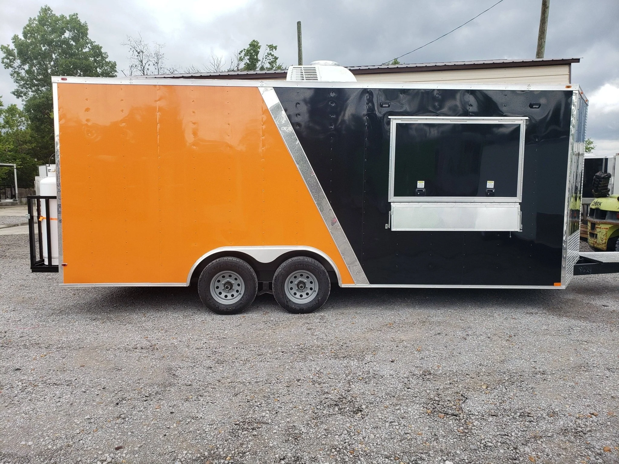 446-8.5-x-20-orange-and-black-food-catering-concession-trailer-with-appliances-26.webp 8.5' x 20' Orange And Black Food Catering Concession Trailer With Appliances