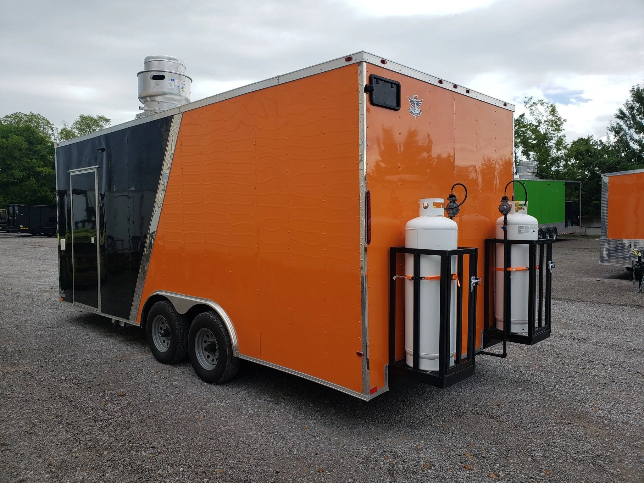 446-8.5-x-20-orange-and-black-food-catering-concession-trailer-with-appliances-27.webp 8.5' x 20' Orange And Black Food Catering Concession Trailer With Appliances