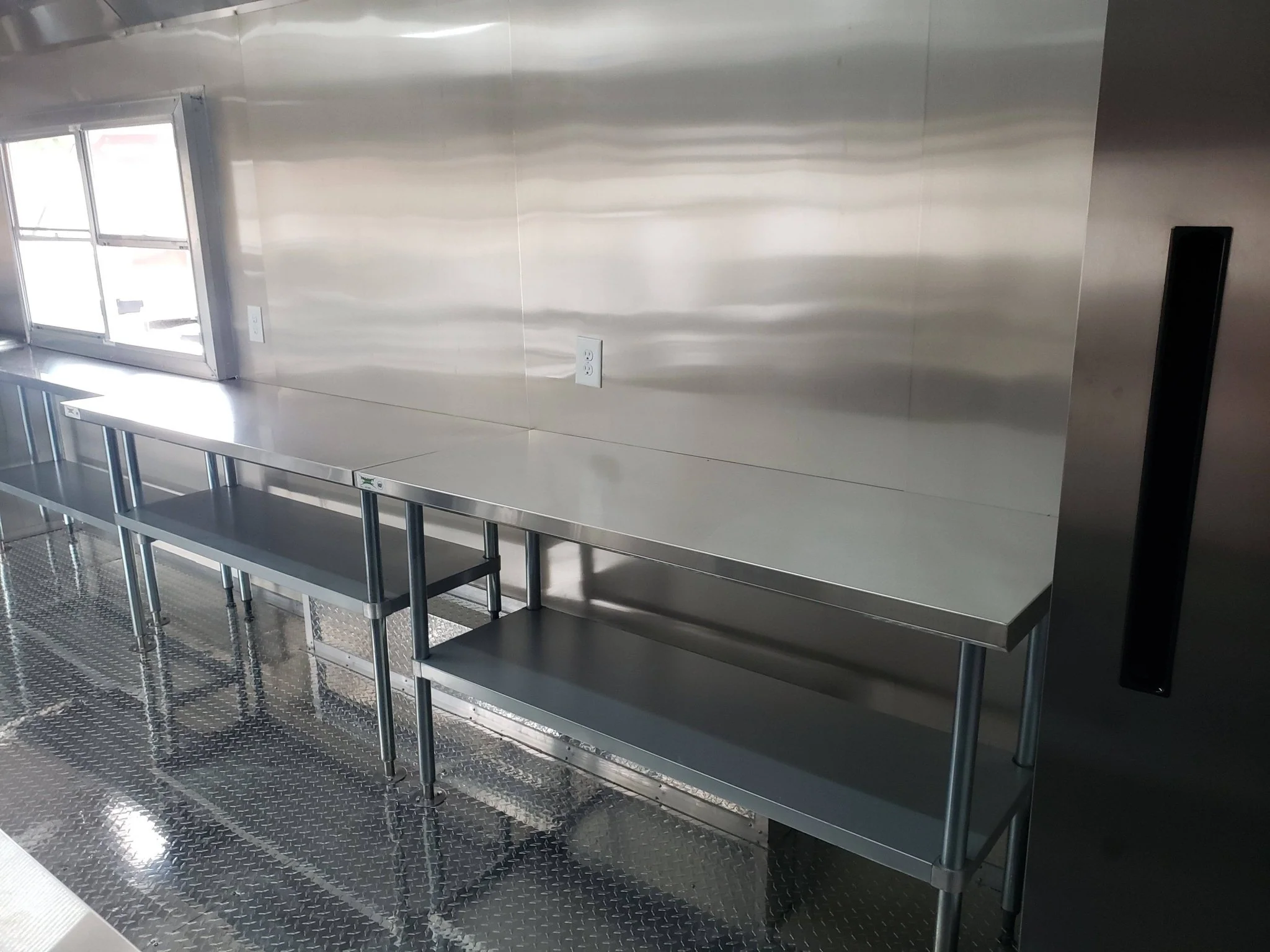446-8.5-x-20-orange-and-black-food-catering-concession-trailer-with-appliances-8.webp 8.5' x 20' Orange And Black Food Catering Concession Trailer With Appliances