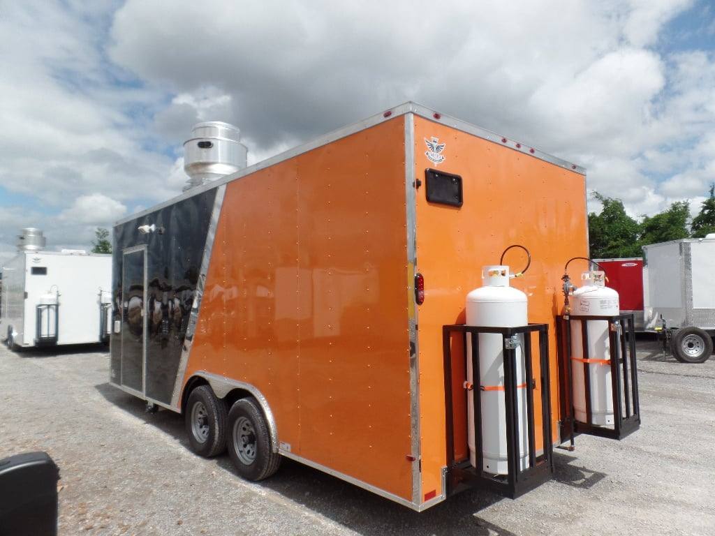 447-8.5-x-20-orange-and-black-food-concession-trailer-with-appliances-23.jpg 8.5' x 20' Orange And Black Food Concession Trailer With Appliances