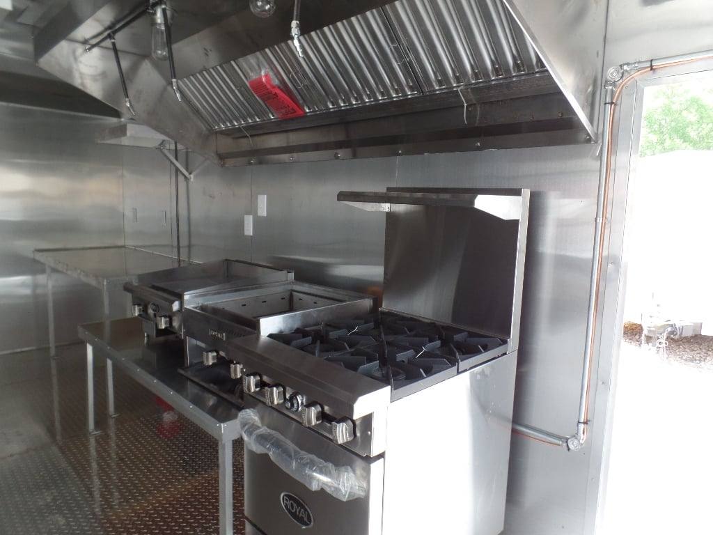 447-8.5-x-20-orange-and-black-food-concession-trailer-with-appliances-29.jpg 8.5' x 20' Orange And Black Food Concession Trailer With Appliances