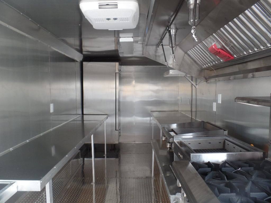 447-8.5-x-20-orange-and-black-food-concession-trailer-with-appliances-4.jpg 8.5' x 20' Orange And Black Food Concession Trailer With Appliances