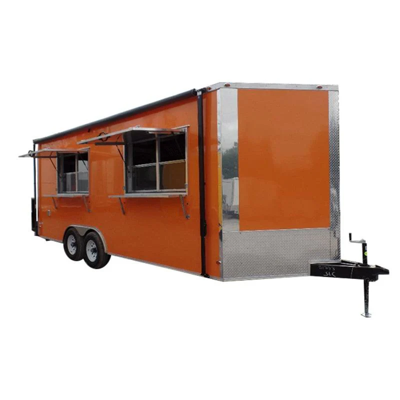 448-8.5-x-20-orange-concession-food-trailer-1.webp 8.5' x 20' Orange Concession Food Trailer