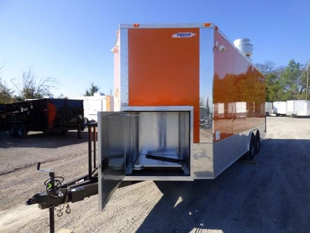449-8.5-x-20-orange-custom-event-catering-concession-food-trailer-11.jpg 8.5' x 20' Orange Custom Event Catering Concession Food Trailer
