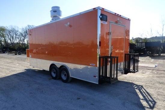 449-8.5-x-20-orange-custom-event-catering-concession-food-trailer-14.jpg 8.5' x 20' Orange Custom Event Catering Concession Food Trailer