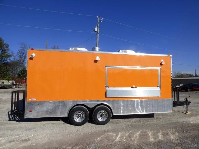 449-8.5-x-20-orange-custom-event-catering-concession-food-trailer-21.jpg 8.5' x 20' Orange Custom Event Catering Concession Food Trailer