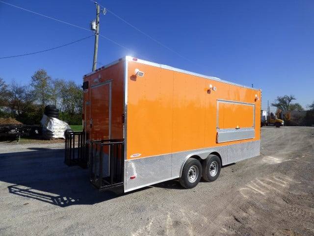 449-8.5-x-20-orange-custom-event-catering-concession-food-trailer-34.jpg 8.5' x 20' Orange Custom Event Catering Concession Food Trailer