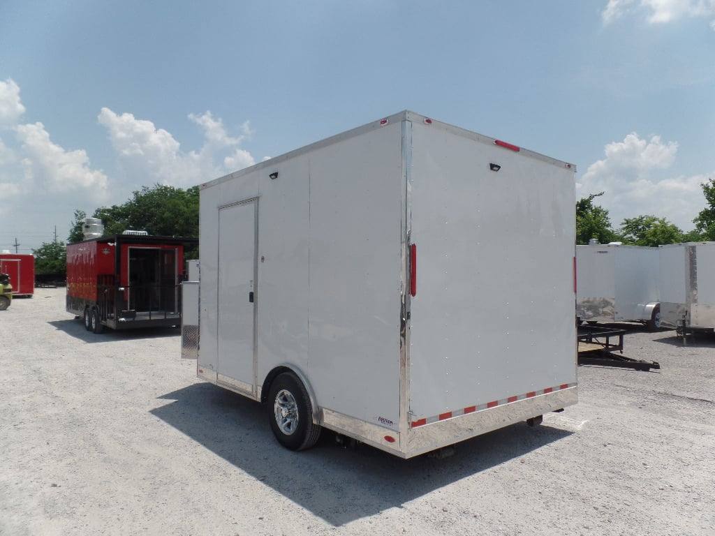 45-8.5-x-12-white-concession-food-trailer-with-appliances-12.jpg 8.5' x 12' White Concession Food Trailer With Appliances