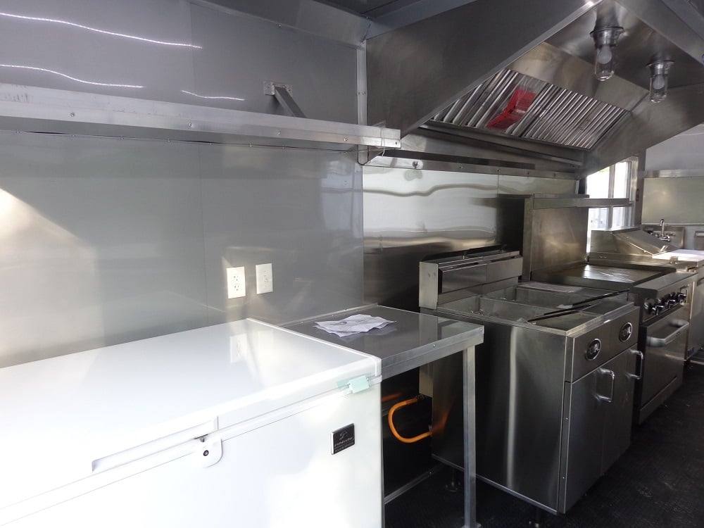 8.5' x 20' Penske Yellow Concession Food Trailer