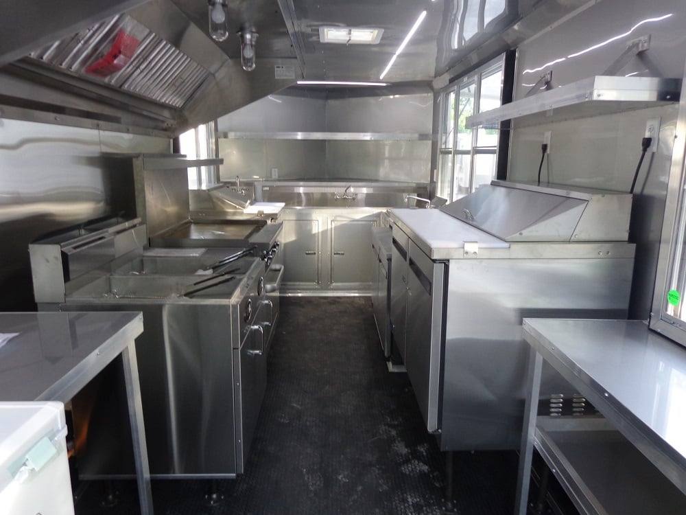 8.5' x 20' Penske Yellow Concession Food Trailer