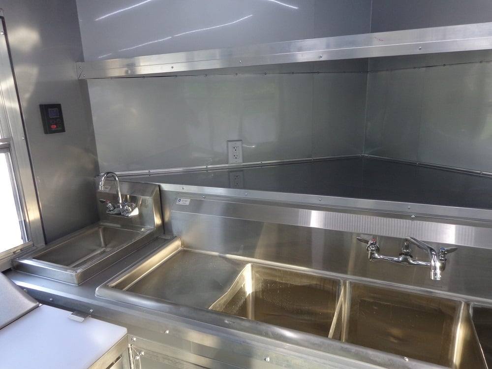 8.5' x 20' Penske Yellow Concession Food Trailer