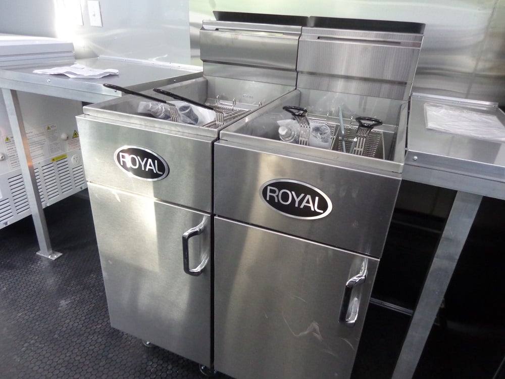 8.5' x 20' Penske Yellow Concession Food Trailer