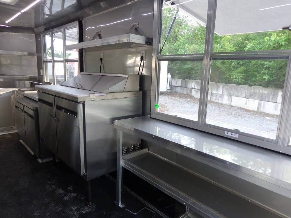 8.5' x 20' Penske Yellow Concession Food Trailer