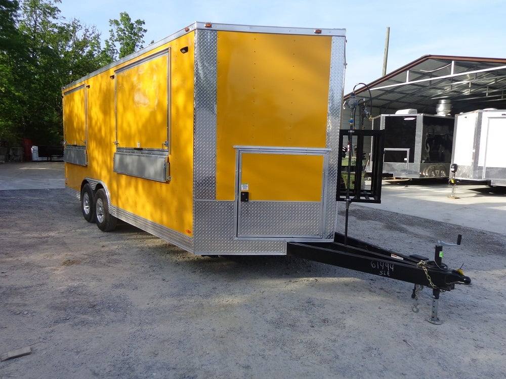 452-8.5-x-20-penske-yellow-concession-food-trailer-with-appliances-30.jpg 8.5' x 20' Penske Yellow Concession Food Trailer With Appliances